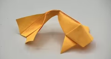 Origami Koi fish.  Designed by Riccardo Foschi