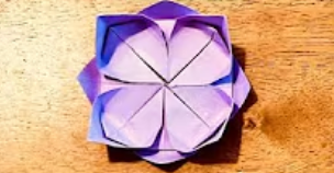 Origami Lotus flower. Fun and simple!