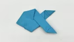 Origami Fish Flicker. Designed by Jeremy Shafer.
