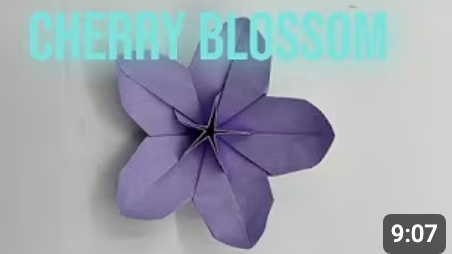 Origami Cherry Blossom