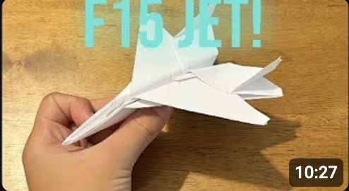 Origami F15 fighter Jet!