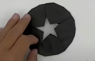 Origami Captain America Shield